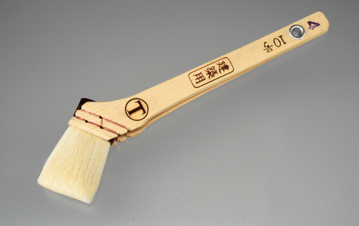 建築用　No.4　筋違　白毛　＃合成樹脂塗料用　＃白毛　＃建築用途刷毛のスタンダード品です。＃大塚刷毛