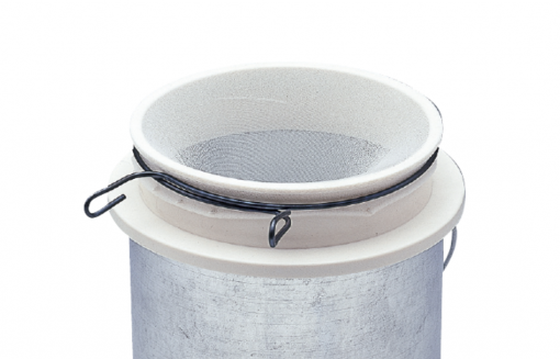 ペイントスキットセット　下げ缶用　＃専用ネットを装着し下げ缶に置くだけで塗料を簡単にろ過します。＃大塚刷毛