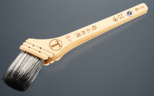 塗来　錆止め用　薄口　胡麻毛　＃化学繊維に特殊なウエーブをかけるマルテー大塚の新技術が生んだ世界初の刷毛　＃大塚刷毛　＃鉄骨・橋梁用刷毛