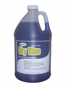 スカイブルー 　3.8L　＃バイオ外壁洗浄剤　＃洗浄効果を促進する弱酸性の生分解性バイオ洗浄剤。 凝固した油脂、鉄粉、大気中の生活粉じん、油煙による汚染等に。