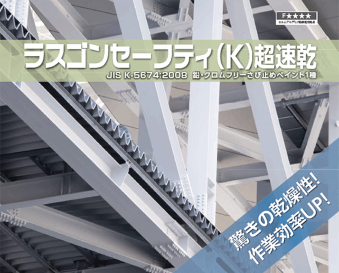 ラスゴンセーフティー（K）超速乾 20KG ＃関西ペイント –