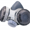 重松　防じんマスク　DR28U2W (M)　＃広面積で呼吸が楽、活性炭素繊維入りフィルタ　＃伝声器付