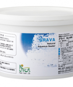 408　グラバ 　＃室内・壁用水性塗料（エマルション） 水性下塗り用塗料　＃デュブロンを塗装する際の、 石膏ボードやセメント下地の下塗り用として　リボス　#廃番