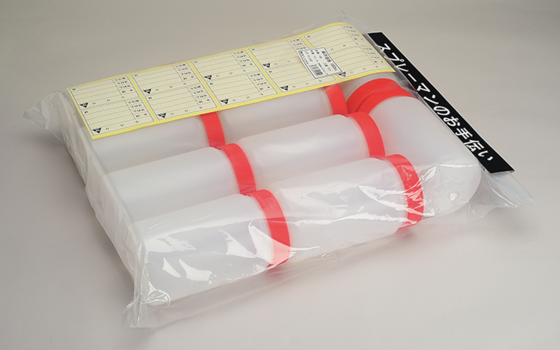 ヨトリヤマ保存容器 赤キャップ 1000CC(10) 150