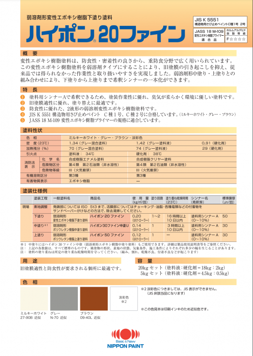 ハイポン20ファイン