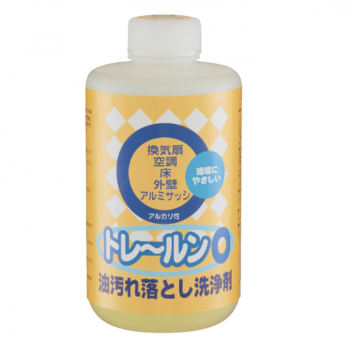 トレールンO　＃頑固な油汚れやアルミサッシ・エアコン等の汚れも、噴霧して軽く拭き取り、水洗いするだけでスッキリ。＃大塚刷毛