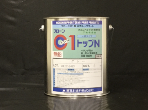 フローン01トップN 　3KG (防滑タイプ)　＃1液カラーウレタン塗膜防水材トップコート　＃東日本塗料　＃在庫が無くなり次第販売終了20231130