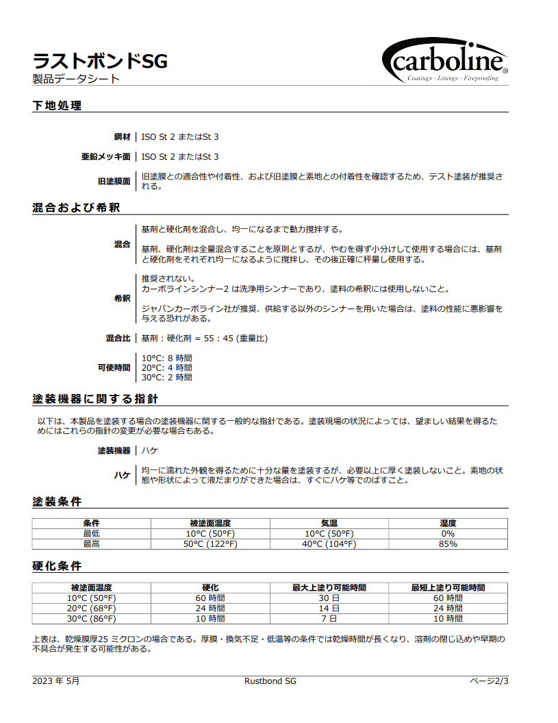 ラストボンドSG