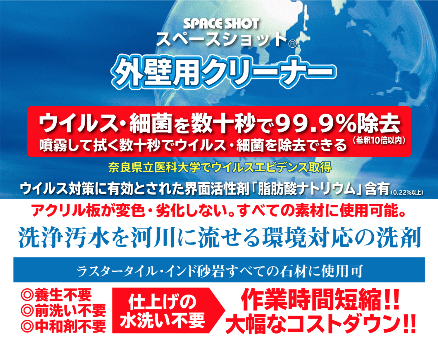 外壁用クリーナー