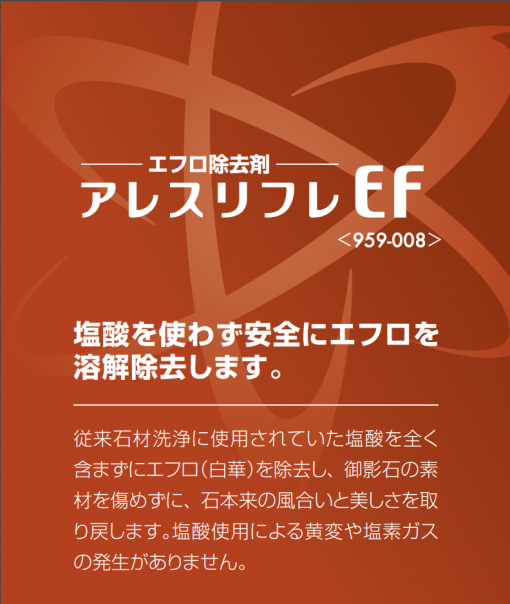 アレスリフレEF　＃エフロ除去剤　＃関西ペイント
