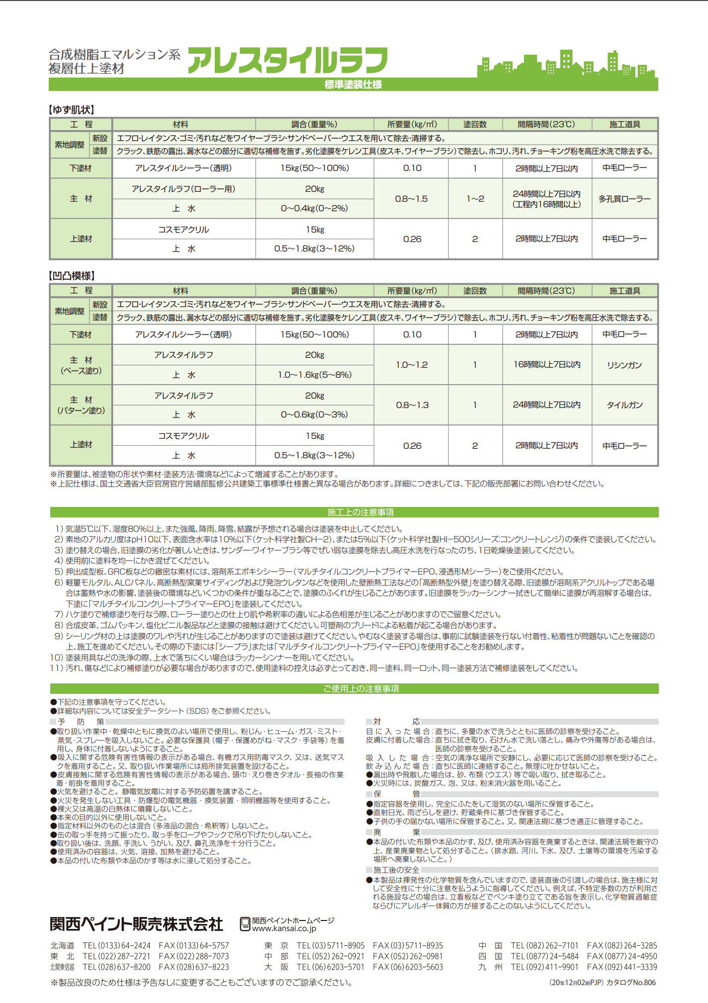 関西ペイント アレスタイルラフ