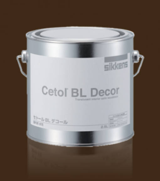 セトールBLデコール　2.5L　＃屋内での木目を生かした 着色仕上げに最適な塗料です。＃パステルカラーを含む 20色のカラーラインナップ F☆☆☆☆認定品　＃シッケンズ