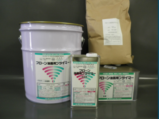 フローン油面用プライマー 　 13KGセット　＃油が付着、浸透している床。機械工場。修理工場。食品工場。　＃東日本塗料