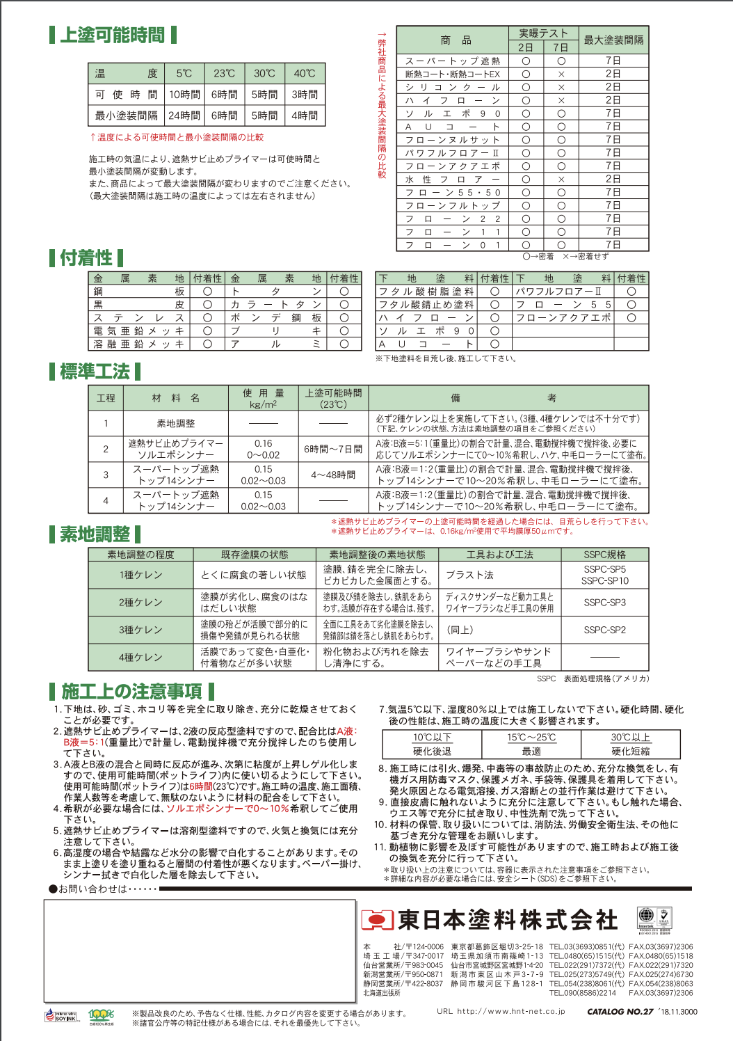 遮熱サビ止めプライマー ＃各金属部への錆止め用下塗り材 遮熱塗料の下塗り材 ＃東日本塗料 –