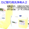 カビ取り洗浄剤A2　＃浴室木部のかび・コンクリートかび・シールのかび・石材のかび・塗装面のかび等の除去にはかび取り洗浄剤Ａ２で　＃プラザ･オブ・レガシー　＃カビスケ　＃カビトップエコ