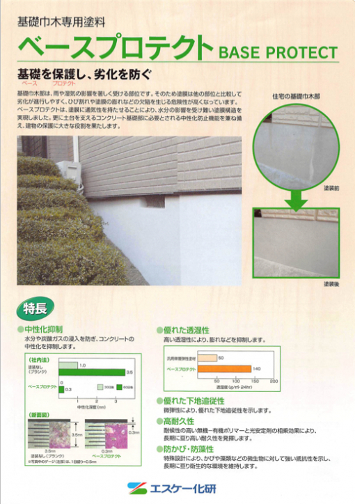 ベースプロテクト 　標準色 　20KG　＃基礎巾木専用塗料　＃エスケー化研