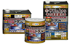 油性超耐久シリコンアクリルトタン用  12KG #サビの上から直接塗れる、トタン用の高光沢塗料です。#アサヒペン