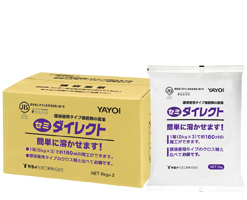 セミダイレクト　 6KG×3　＃壁紙施工用でん粉系接着剤　＃1分程の撹拌で簡単に希釈ができます。  新希釈型クロス用接着剤　#ヤヨイ化学