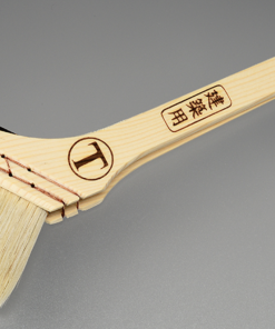 Alternative view of 建築用 No.4 筋違 白毛 #合成樹脂塗料用 #白毛 #建築用途刷毛のスタンダード品です。#大塚刷毛