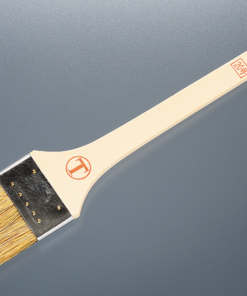 Alternative view of *徳用 目地刷毛 豚毛 平 白 #腰があり、しなやかさとほど良い柔らかさのある豚毛を使用。 狭い箇所や細かいところもきれいに塗れる、小回りのきく 便利な 目地 平 刷毛です。#大塚刷毛