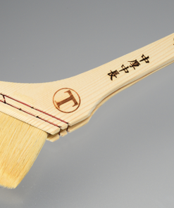 Alternative view of 中厚中長毛 筋違 白毛 #適度な毛丈と厚みで作業性が良好です。あらゆる部位の塗装に最適な一本です。#大塚刷毛 #廃番