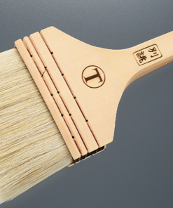 Alternative view of 別誂 白水性 平刷毛  白毛 #エマルション塗料対応の逸品。#大塚刷毛 #水性塗料用刷毛
