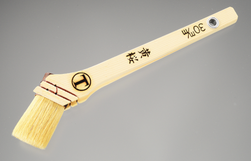 黄桜　筋違　白毛　＃受注生産品　＃ほど良い腰感で、ウレタン塗料にも対応。＃大塚刷毛