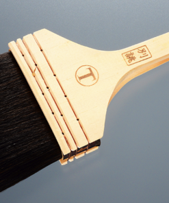 Alternative view of 別誂　黒水性　平刷毛　黒毛　＃エマルジョン塗料対応の逸品。＃大塚刷毛　＃水性塗料用刷毛