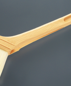 Alternative view of アク洗用刷毛AS型 筋違 白毛 #木材の保護・汚れ防止剤の塗布、アク洗い用刷毛です。AS型は厚口タイプです。#大塚刷毛 #専用刷毛