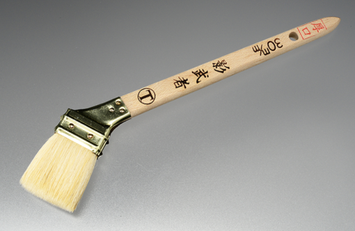 影武者　厚口　筋違　白毛　＃被りが良く、厚塗りが可能な刷毛です。#大塚刷毛