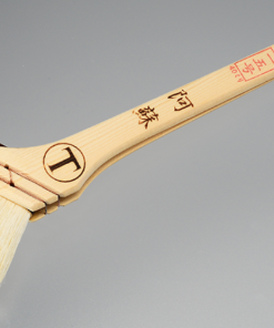 Alternative view of 阿蘇 中長毛 筋違 #合成樹脂塗料用 #白毛 #塗料含みと作業性を重視し、様々な塗料に使用できる中長毛タイプの刷毛です。#大塚刷毛