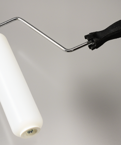 Alternative view of SSヘッドカットローラー　スモール　40パイ　＃パターンローラーなどで塗装した表面の凹凸を押さえて滑らかにし、仕上がりに変化を与えます。ヘッドカット面に対する、あたりの柔らかな軽量セミソフトタイプで、ソフトで自然な仕上げ効果を得られます。#大塚刷毛　＃ヘッドカットローラー