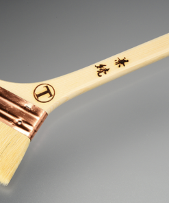 Alternative view of 兼続 筋違 白毛 #合成樹脂塗料用刷毛薄口タイプでしっかりとした腰感と耐久力・スムーズな塗り心地。使いやすい長柄タイプです。#大塚刷毛 #合成樹脂塗料用刷毛 #薄口タイプ