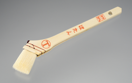 ぼたんニス　筋違　白毛　＃お手頃な価格で購入いただけるため、建築用の使い捨てとしても使用されています。#大塚刷毛　＃合成樹脂塗料用刷毛　＃薄口タイプ