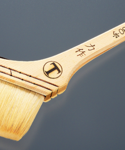 Alternative view of 力作 筋違 白毛 #合成樹脂塗料用 #白毛 #ダメ込み性能が高い合成樹脂塗料用刷毛。#大塚刷毛