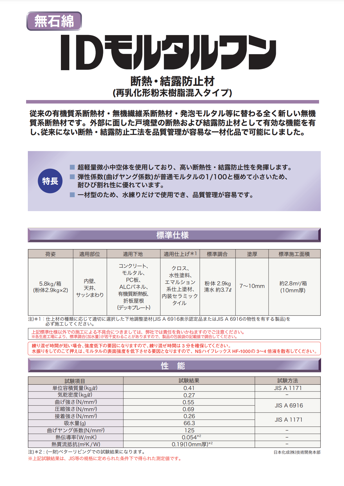 IDモルタルワン