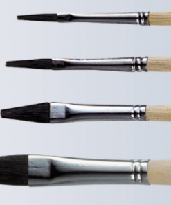 マルテー　画筆　＃黒毛を使用した腰のある平筆です。ペイント用としてさまざまなジャンルで好評を博しています。#大塚刷毛