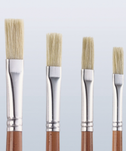 マルテー　画筆 　豚毛　＃絵の具を大量に塗ったり、重ね塗りに適した豚毛硬質タイプの画筆です。大胆で力強いタッチが表現できます。＃大塚刷毛