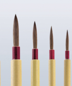 正文堂 ゴシック筆 赤小軸 #主に水性専用として制作されたもので、特に丸ゴシック体の適し広く一般に使用されています。