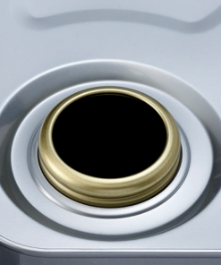 Alternative view of ポリ蛇口 V型40mm (赤フタ)  #油やシンナー等の小分けがスムーズにできてとても便利です。注ぎ口が凸ている缶に適合します。