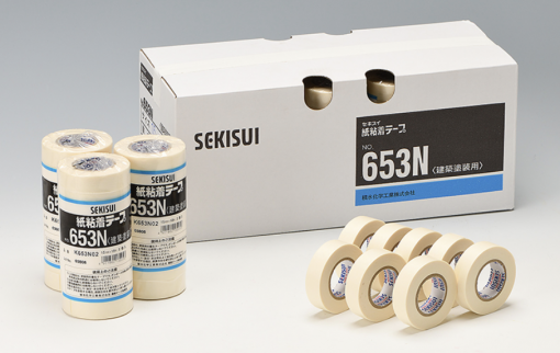 積水　No.653N　和紙テープ　＃一般建築用のマスキングに