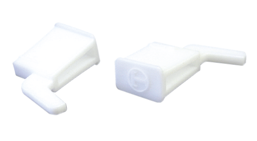 刷毛　フック(厚口)白　(10コ)