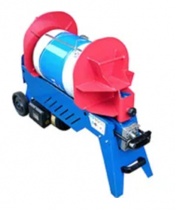 電動カンつぶし機 　AH-155 　＃100V 1500W 53cm　＃ 一斗缶 ペール缶 薪割りも可