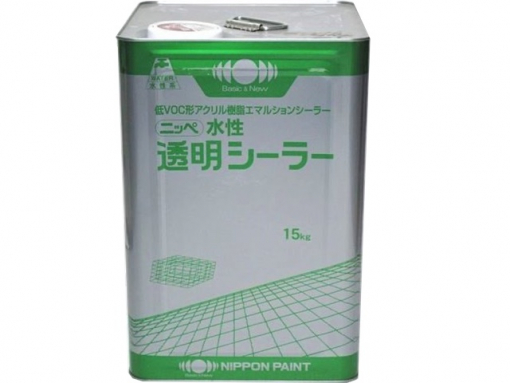 水性透明シーラー　15KG　＃アクリル樹脂エマルションを使用した、内外部に使用する低VOC形下塗り塗料　＃日本ペイント