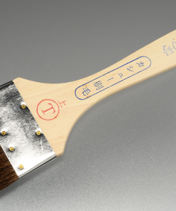 Alternative view of カシュー金巻  平  茶 #熟練の技術にふさわしい高品質を守るために一本一本が 吟味つくして製作された漆用刷毛です。#大塚刷毛 #専用刷毛