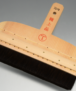 Alternative view of 極上 糊刷毛 京型 黒毛 #受注生産品 #糊用刷毛、襖・障子・壁紙・クロス貼りなどに #腰の強い原毛を厳選し、毛の配合を工夫した専門家用糊刷毛 #大塚刷毛 #専用刷毛