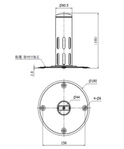 Alternative view of ダモ脱気筒　一般用　丸型　2個入　＃屋上防水用。塗膜防水・シート防水等の露出防水においての 『防水層のふくて問題』 防止対策に。