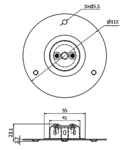 Alternative view of ダモ立上り脱気盤　＃平場に脱気装置を設置する事が困難な場合に、立上り面に設置する事が出来る脱気装置です　＃山装