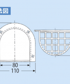 Alternative view of オーバーフロー管　化粧カバー　PK-50　10コ入　＃ケース販売のみ　