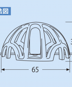 Alternative view of アルミ半球体ストレーナー　ASK-1LG　＃ライトグレーのみ　＃アイユ